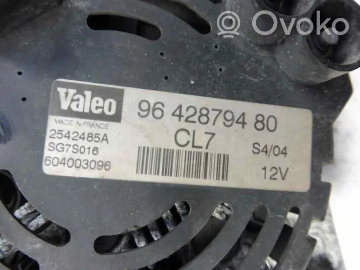 Citroen C3 Pluriel Generatore/alternatore 9642879480