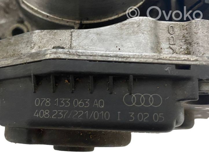 Audi A6 S6 C5 4B Clapet d'étranglement 078133063