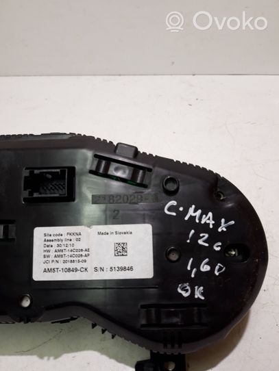 Ford C-MAX II Speedometer (instrument cluster) AM5T10849CK