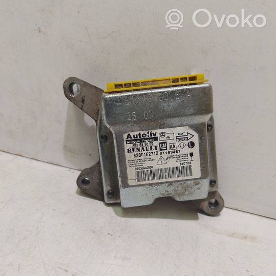 Renault Trafic II (X83) Module de contrôle airbag 8200162712