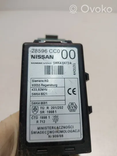 Nissan X-Trail T30 Oven keskuslukituksen ohjausyksikön moduuli 28596CC0