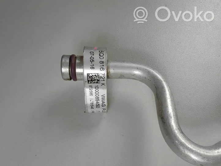 Volkswagen Touran III Air conditioning (A/C) pipe/hose 5Q0816721K