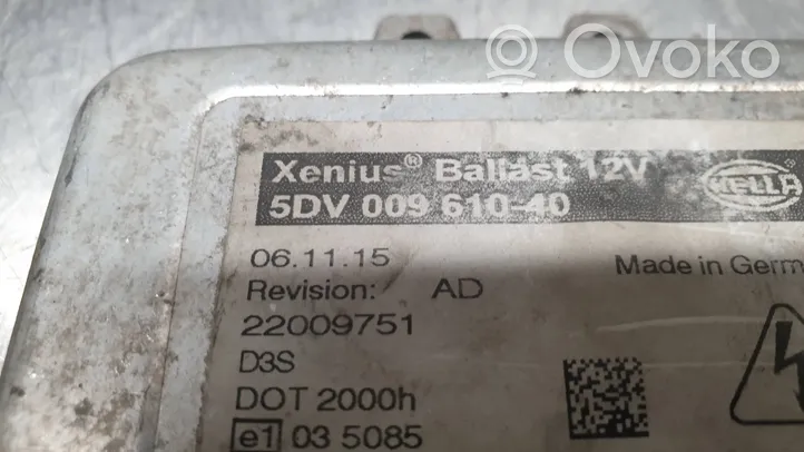 Skoda Superb B6 (3T) Xenon-valojen ohjainlaite/moduuli 5DV00961040