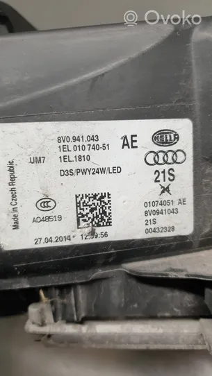 Audi A3 S3 8V Etu-/Ajovalo 8V0941043