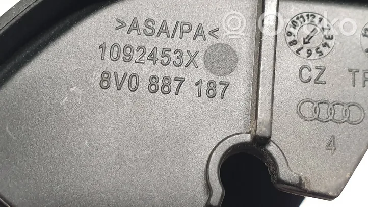 Audi A3 S3 8V Osłona / zaślepka ISOFIX 8V0887233A