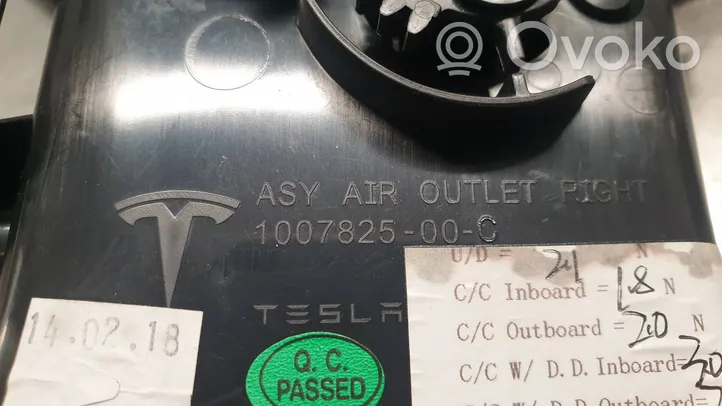 Tesla Model S Conduit d'air (cabine) 100782500C