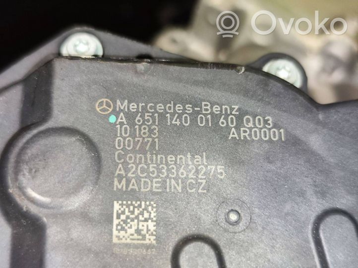 Mercedes-Benz Sprinter W906 EGR-venttiili/lauhdutin A6511420067