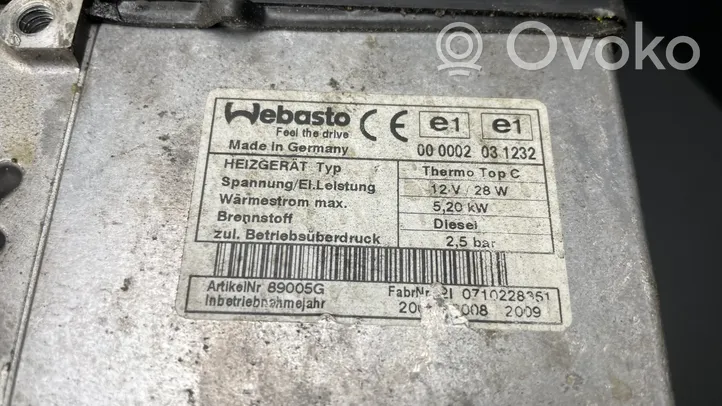 Renault Master II Pre riscaldatore ausiliario (Webasto) 66724C