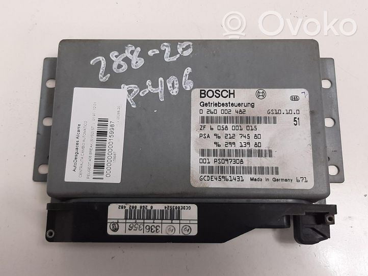 Peugeot 406 Module de contrôle de boîte de vitesses ECU 0260002482