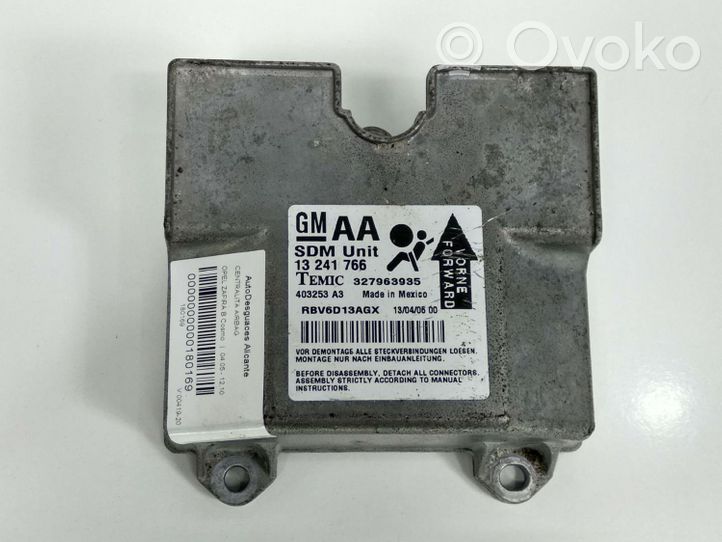 Opel Zafira B Turvatyynyn ohjainlaite/moduuli 327963935