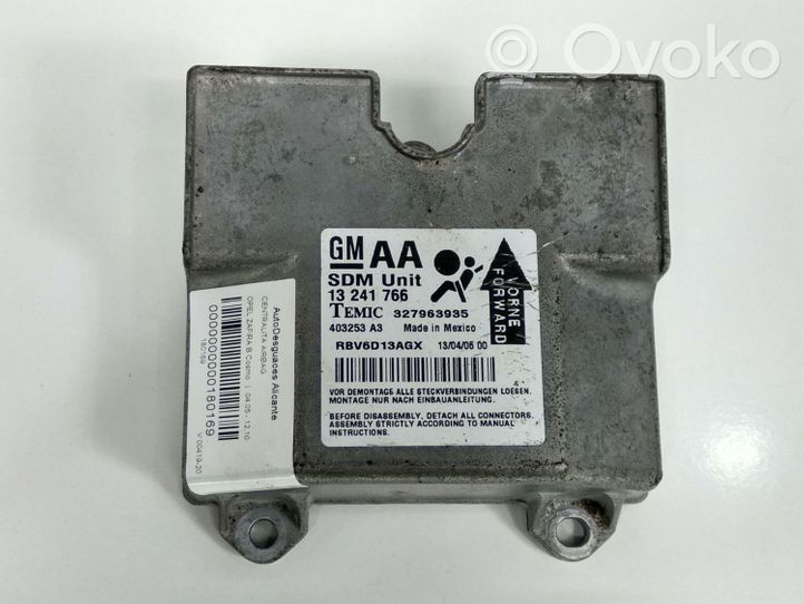 Opel Zafira B Module de contrôle airbag 327963935