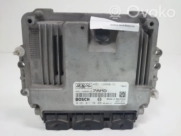 Mazda 3 Sterownik / Moduł ECU 4M5112A650YD