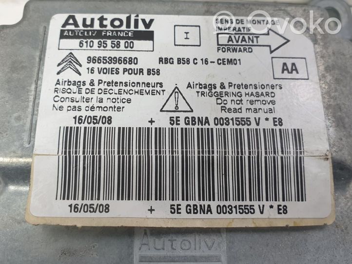 Citroen C4 Grand Picasso Module de contrôle airbag 610955800