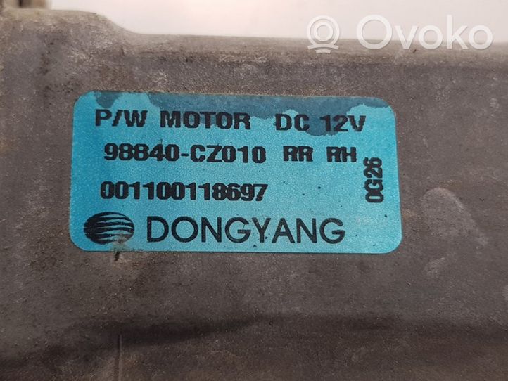 SsangYong Korando Alzacristalli della portiera posteriore con motorino 98840CZ010