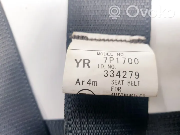 Toyota Yaris Pas bezpieczeństwa fotela tylnego 7P1700
