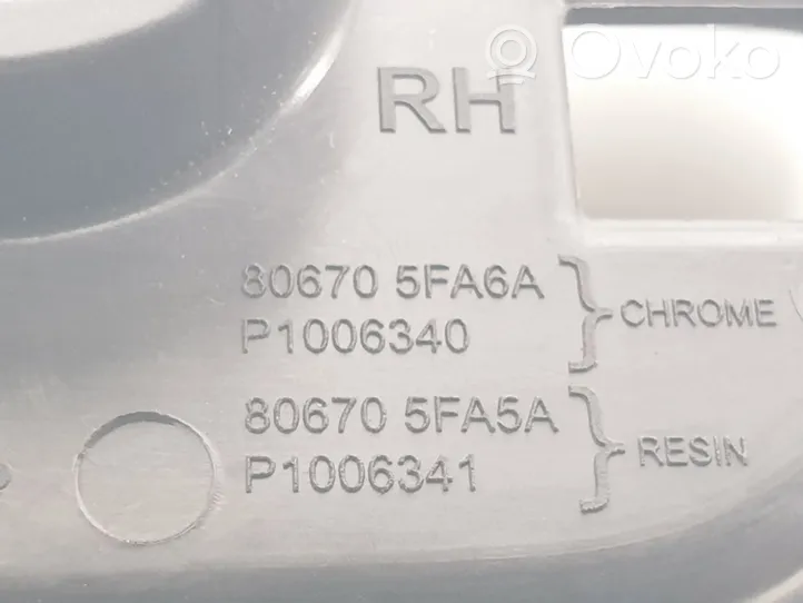 Nissan Micra K14 Maniglia interna per portiera posteriore 806705FA6A