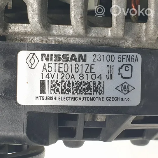 Nissan Micra K14 Generatore/alternatore 231005FN6A