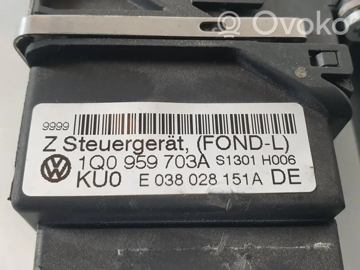 Volkswagen Eos Elektryczny podnośnik szyby drzwi tylnych 1Q0959703A