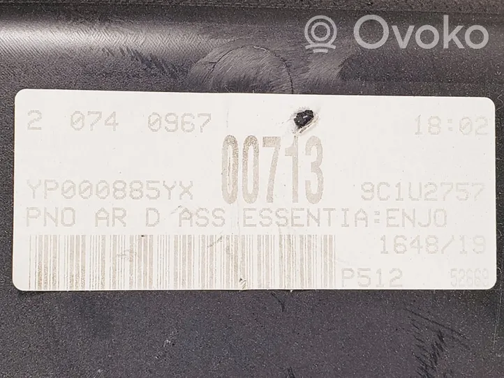 Opel Grandland X Garniture panneau de porte arrière AA37873810