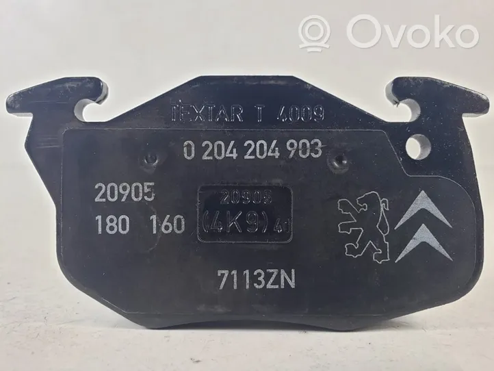 Citroen ZX Plaquettes de frein arrière 7113ZN