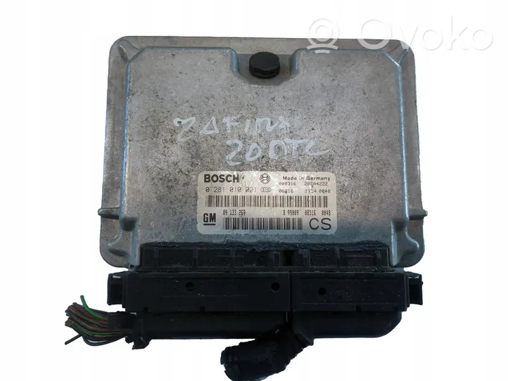 Opel Zafira A Centralina/modulo motore ECU 0281010021