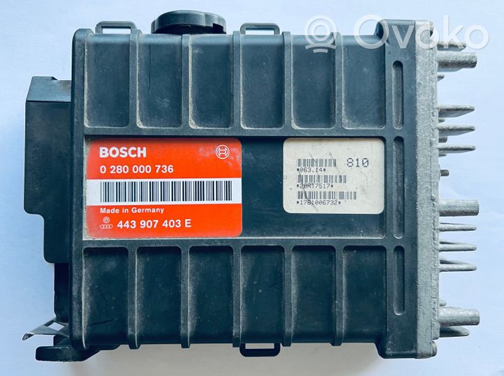 Volkswagen PASSAT B3 Unité de commande, module ECU de moteur 0280000736