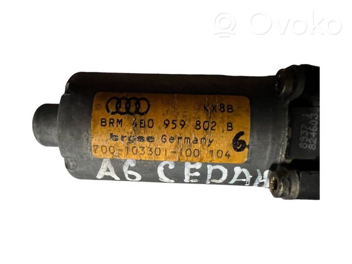 Audi A6 S6 C5 4B Silniczek podnoszenia szyby drzwi tylnych 4B0959802B