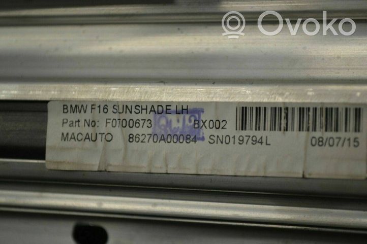 BMW X6M F86 Tendina parasole/oscurante portiera di carico 86270A00084