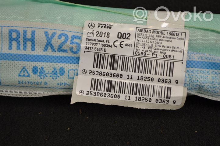 Mercedes-Benz GLC X253 C253 Poduszki powietrzne Airbag / Komplet A0008609000