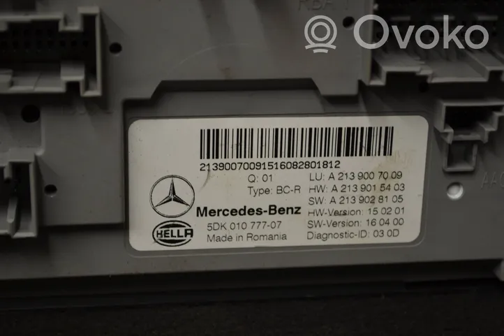 Mercedes-Benz E W213 Oven ohjainlaite/moduuli a2139007009