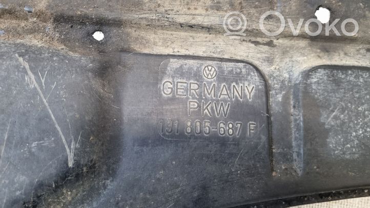 Volkswagen Golf II Osłona dolna silnika 191805687F