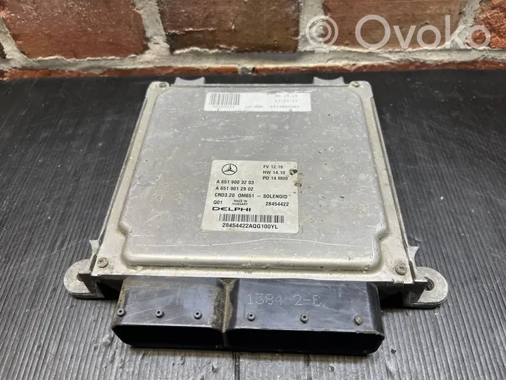 Mercedes-Benz Sprinter W906 Komputer / Sterownik ECU silnika A6519003203