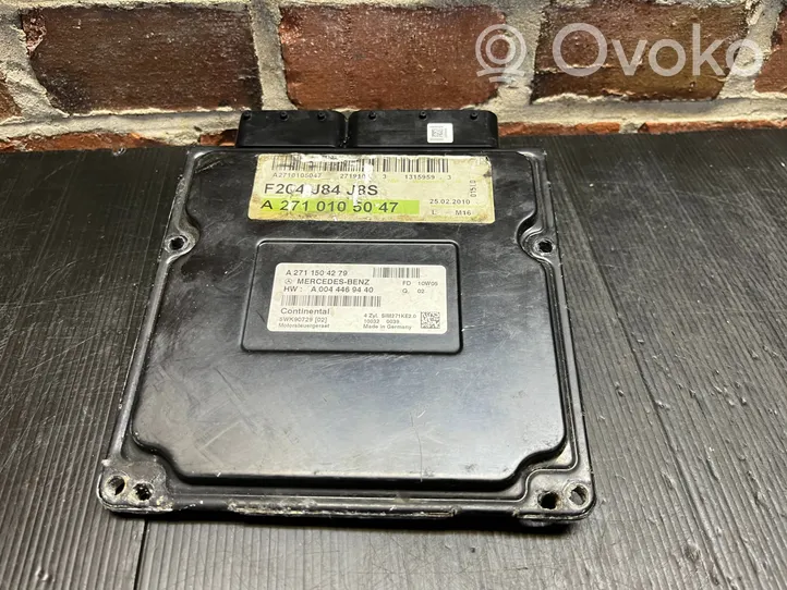 Mercedes-Benz C AMG W204 Centralina/modulo motore ECU A2710105047