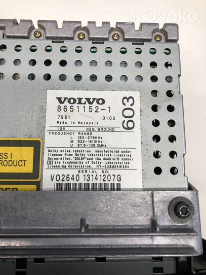 Volvo XC70 Radija/ CD/DVD grotuvas/ navigacija 86511521