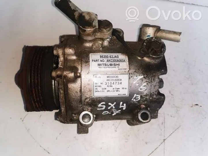 Suzuki SX4 Ilmastointilaitteen kompressorin pumppu (A/C) AKC200A083A