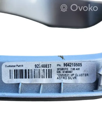 Chevrolet Camaro Instrumentu paneļa dekoratīvā apdare 92240837