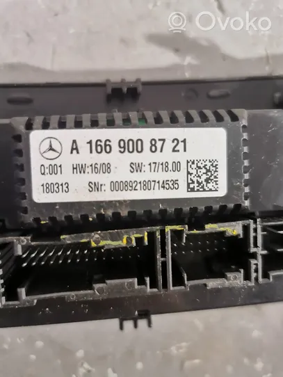 Mercedes-Benz GLE (W166 - C292) Centralina del climatizzatore A1669008721