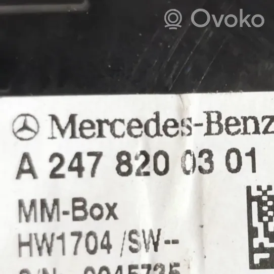 Mercedes-Benz A W177 Gniazdo / Złącze USB A2478200301