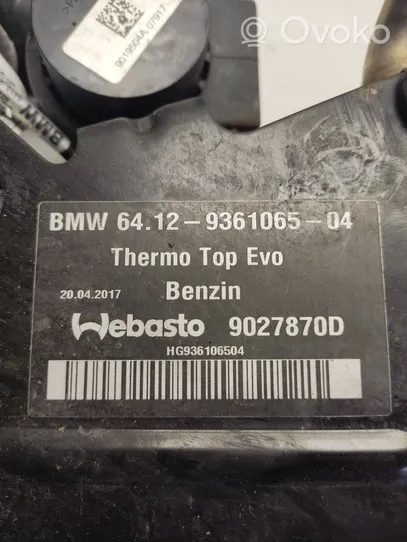 BMW 5 G30 G31 Pre riscaldatore ausiliario (Webasto) 9361065