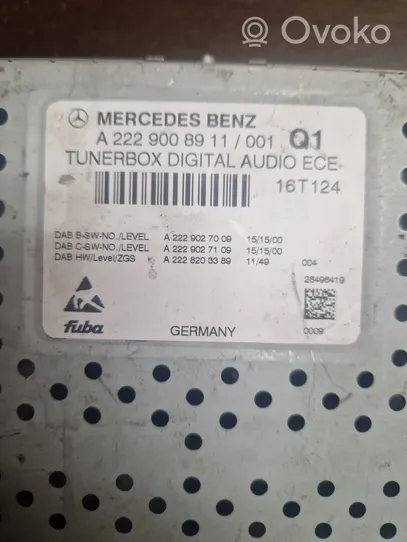 Mercedes-Benz GLC X253 C253 Radio/CD/DVD/GPS-pääyksikkö A2228203389