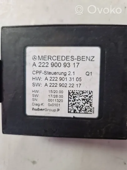 Mercedes-Benz GLC X253 C253 Moduł / Sterownik kamery A2229009317