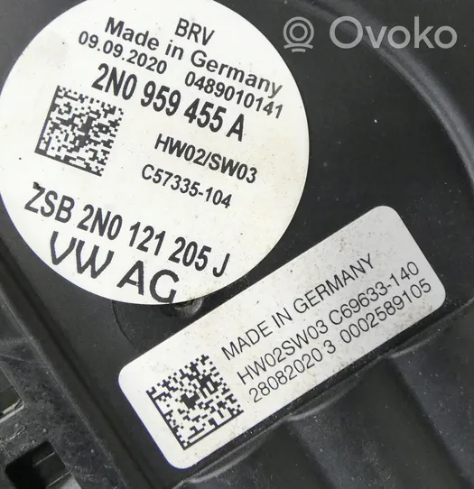 Volkswagen Crafter Osłona wentylatora chłodnicy 2N0121207H
