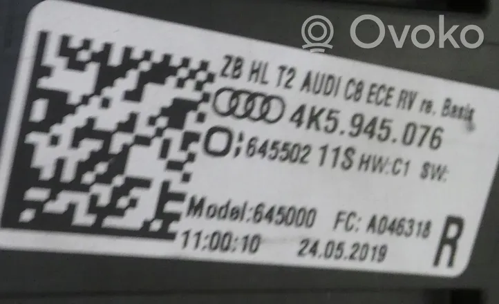 Audi A6 S6 C8 4K Takavalosarja 4K5945069