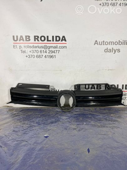 Volkswagen Golf VI Griglia superiore del radiatore paraurti anteriore 5K0853651