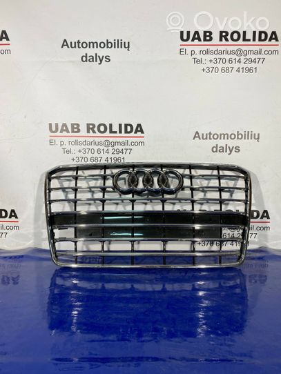 Audi A8 S8 D4 4H Grotelės viršutinės 4H0853651AA