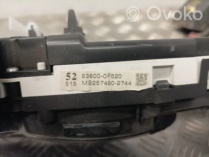 Toyota Verso Tachimetro (quadro strumenti) 838000F520