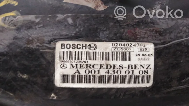 Mercedes-Benz Vito Viano W639 Hydraulisen servojärjestelmän paineventtiili A0014300108