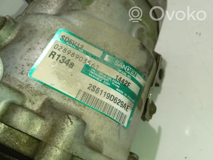 Ford Fusion Kompresor / Sprężarka klimatyzacji A/C 2S6119D629AE