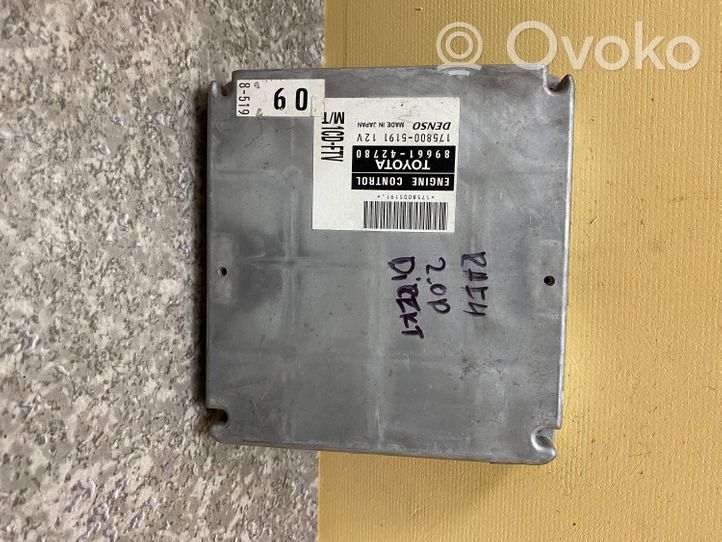 Toyota RAV 4 (XA20) Sterownik / Moduł ECU 8966142780