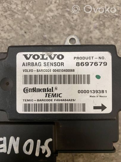 Volvo S40 Centralina/modulo airbag 8697679